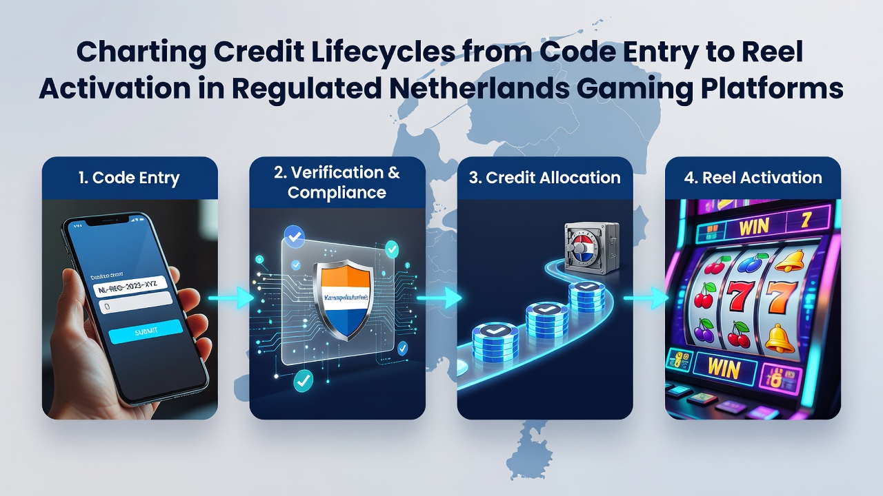 Diagram van kredietlevenscyclus in Nederlandse online casinos