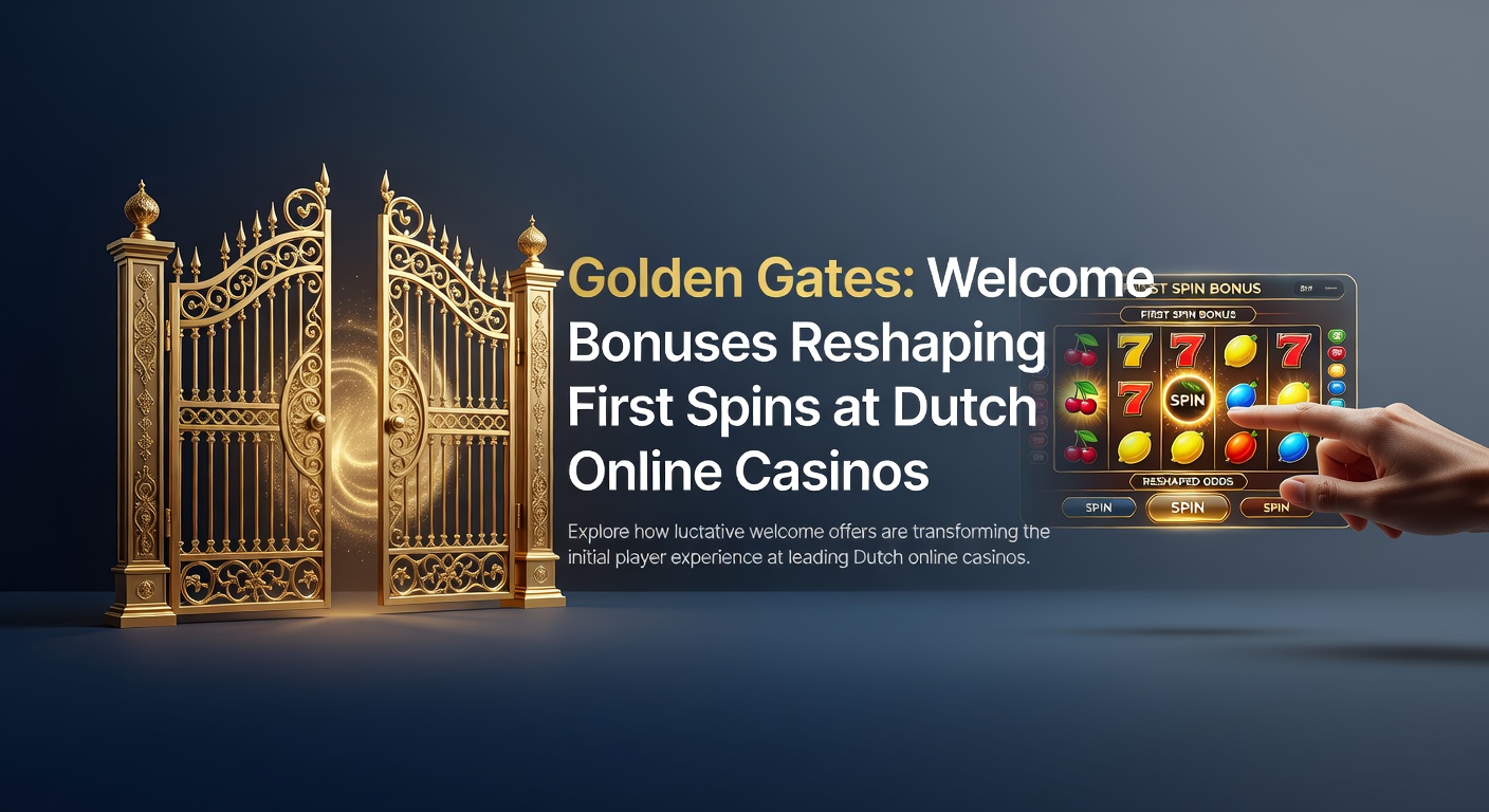 Gouden poorten openen zich voor nieuwe spelers met aantrekkelijke welkomstbonussen in Nederlandse online casinos, symboliserend verse kansen op slots