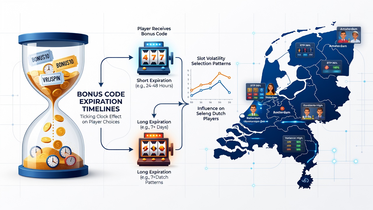 Grafiek die toont hoe bonusvervaldata de voorkeur voor hoge of lage volatiliteit slots beïnvloeden onder Nederlandse spelers