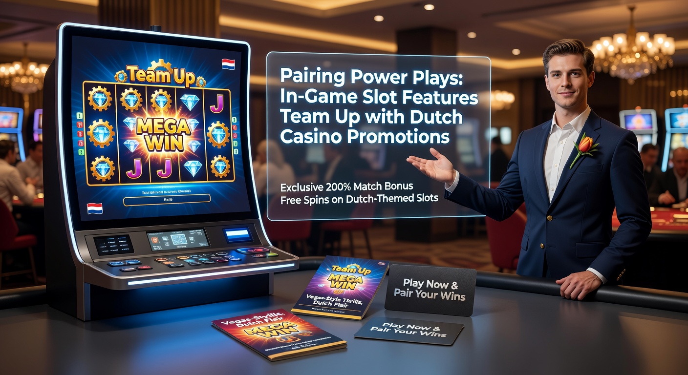 Slotmachine met actieve bonusfunctie en overlay van een casino promotiebanner, illustrerend de synergie tussen in-game features en externe bonussen