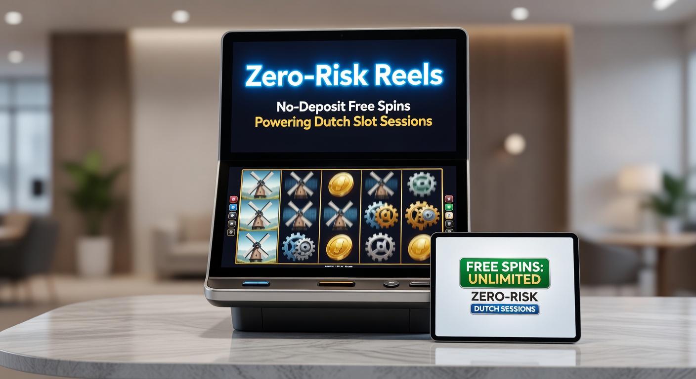 Grafiek met voorbeelden van no-deposit free spins promoties op Nederlandse online casino platforms, inclusief spins iconen en bonus bedragen